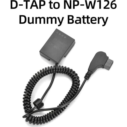 KingMa Fully Decoded D-TAP to NP-W126 Dummy Battery For Fujifilm X-Pro2 X-H1 X-T2/T3/T10/T30/T20/T100/T200 X-A2/A3/A5/A7 X100F