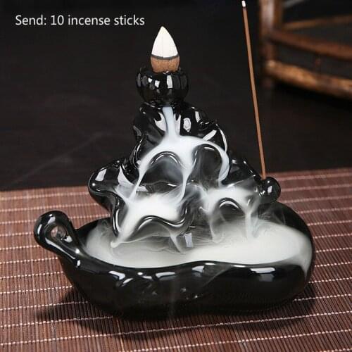 Various counter-current incense burner incense tower ceramic incense burner ornaments