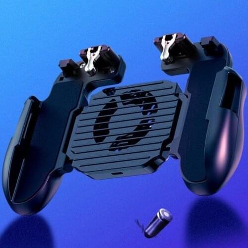 Mobile PUBG Game Controller For Ipad Tablet Six Finger Game Joystick Handle Aim Button L1R1 Shooter Gamepad Trigger