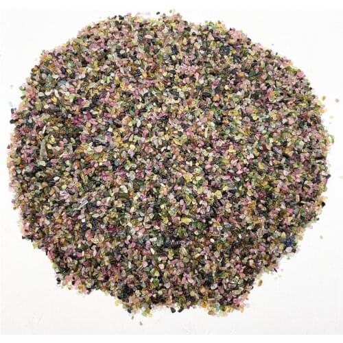 Drop Shipping 50g 1-3mm Natural Tourmaline Stone Crystal Gravel Specimen Home Decor Natural Stones and Crystals