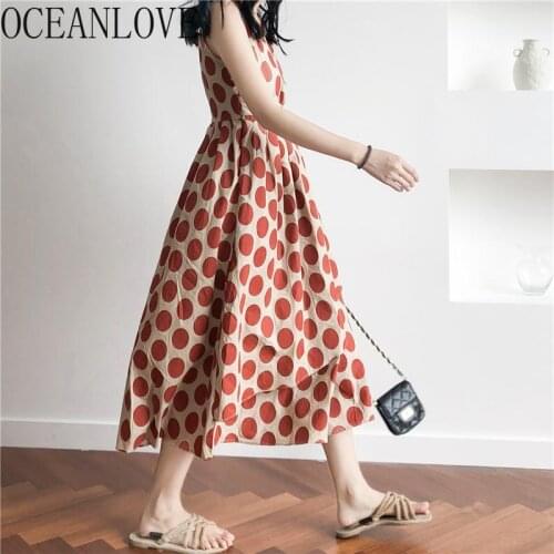 Oceanlove Summer Polka Dot Dresses