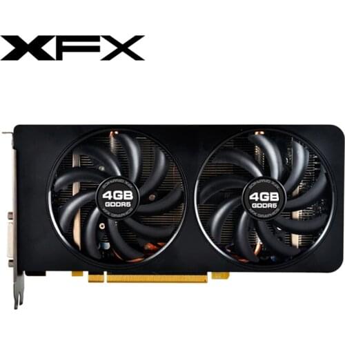 Original XFX R9 270A 4GB Video Cards AMD Radeon R9 270 4GB Graphics Screen Cards GPU Desktop Computer Gaming Board Map PCI-E