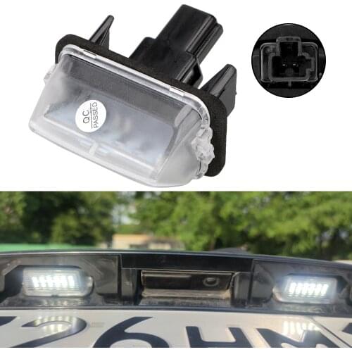 18 LED 12V Car License Plate Lights No Error Number Plate Lamp For Toyota Yaris/Vitz Camry Corolla Prius C Ractis Verso S