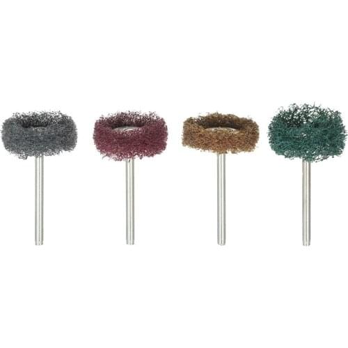 8/12pcs Scouring Pad Abrasive Wheel Grinding Sanding Head Buffing Polishing Wheel for Accessories Tools