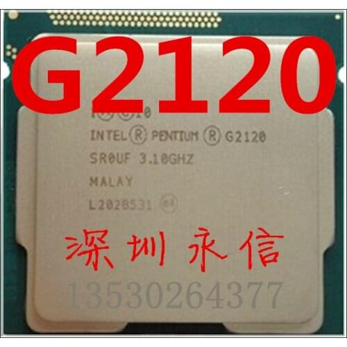 Intel G2120/3.1G cpu Pentium G2120 Dual CR 3.1GHz FCLGA1155