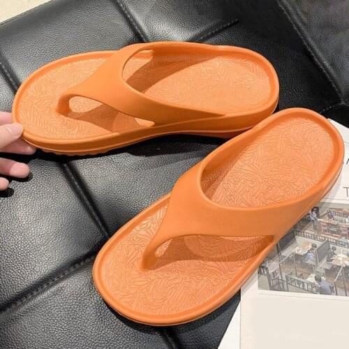 Casual Flat Slides Women Summer Platform Flip Flops Outdoor Beach Sexy Barefoot Plus Size 43 Slippers Sandals 2021 New Hot Sale
