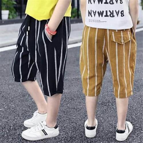 Hot Summer 2019 Boys Casual Durable Shorts Kids Clothing New Color Boys Mid Waist Short 4 6 8 10 12 13 Yrs Toddler Boy Clothes