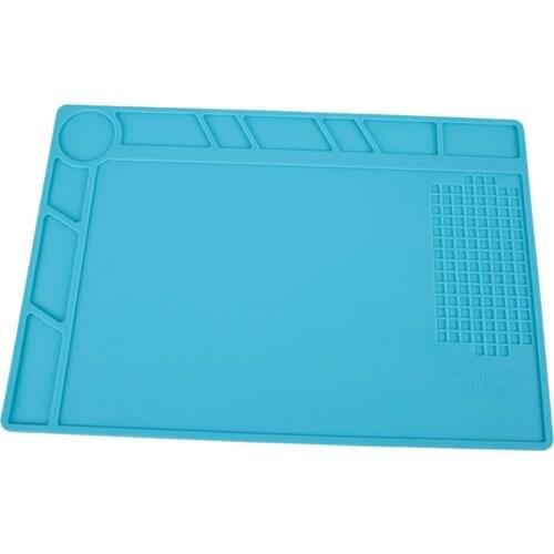 Silicone Repair Mat Anti-Slip Base Heat Resistant Soldering Pad 34 x 23cm