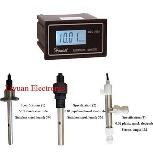 DZG-303A 0.56 "LCD intelligent resistivity meter / 4 ~ 20mA resistivity tester