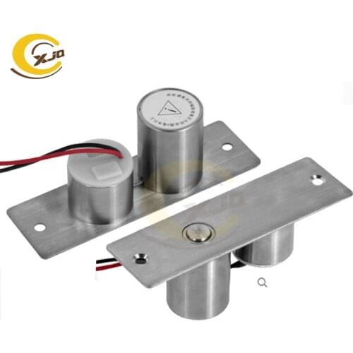 XJQ Mini Access Control Electric Bolt Drop Lock DC12V Built-in Glass Door Wooden Door Electric lock