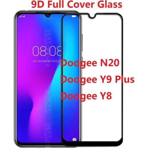 Full Cover Tempered Glass For Doogee N 20 Protective Film glass on the For Doogee N20 Y8 Y9 Plus