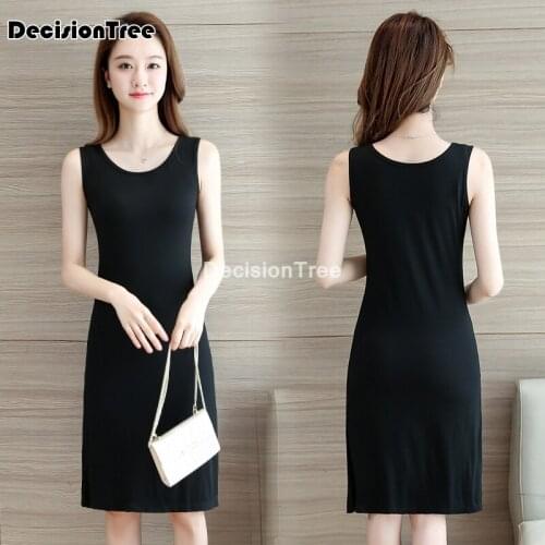 2021 women slips silk full slips healthy under dress anti emptied intimates everyday slip dress underskirt