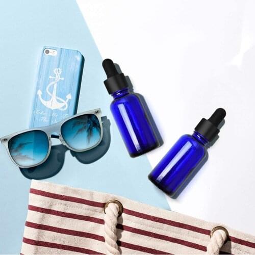 10/20/30ml Glass Bottles With Eye Droppers Refillable Container For Essential Oils Colognes Perfumes Travel Accessorie Wholesale