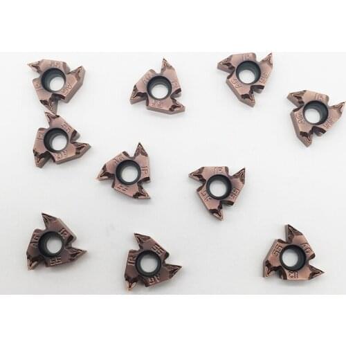 10pcs 16IRM AG55 LF6018 Threading blade CNC Carbide Insert Lathe Cutter Tool for stainless steel made in china