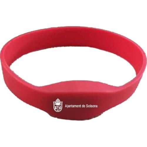 100pcs 125khz Rfid Waterproof Proximity ID Card RFID wristbands bracelets and wristband ID TK4100 silicone wristband