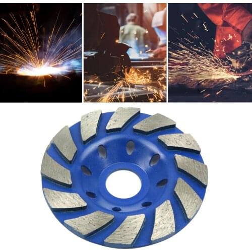 4in Diamond Segment Grinding Wheel Angle Grinder Disc for Granite Stone Marble Masonry Concrete Cut