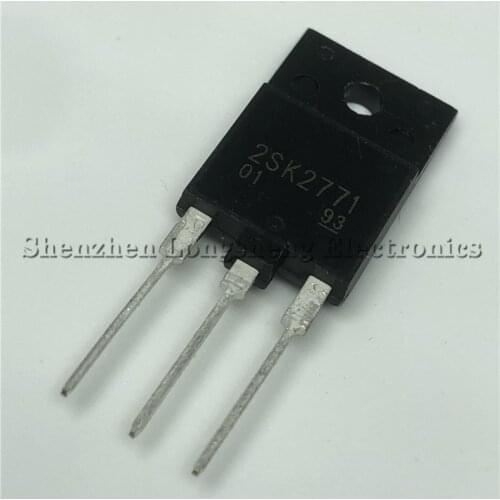 5PCS/LOT In stock 2SK2771 K2771 N-Channel Field Effect Power Supply TO-3PF 900V 9A Quality Assurance