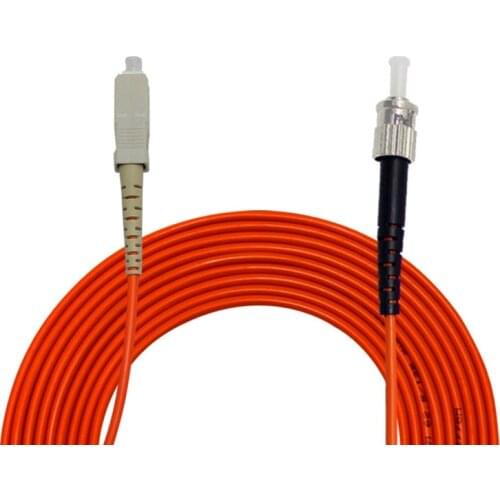 5PCS Multi-mode Fiber Jumper 3 Meters ST-SC/PC-MM-62.5/125 Dual-mode Fiber Jumper