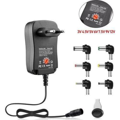 DC12V Volt Power Supply Adapter 9V 5V 6V 2A 30W Adjustable USB Power Supply Charger Transformer 220V TO 12V Fonte LED Driver