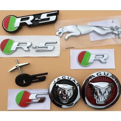 Car logo decorated with car logo on the tail box modified car sticker with the logo of the grid JAGUAR XJL FPACE XF XE XFL XJ