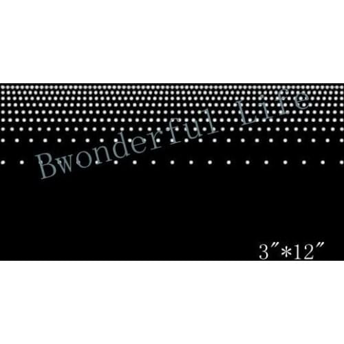 Free Shipping bling bling cheer bow strip rhinestone transfer made in china factory with good price for you