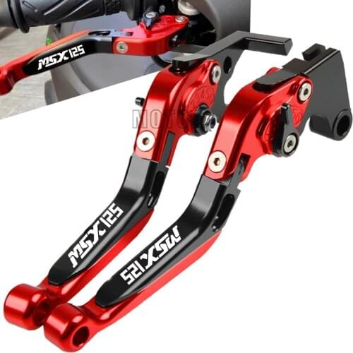 For Honda MSX125 Motorcycle Levers Extendable Folding Brake Clutch Lever Handlebar MSX 125 2013 2014 2015 2016 2017 2018 2019