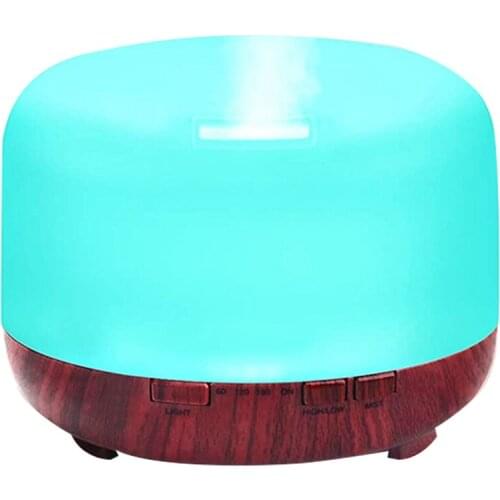 Essential Oils Diffuser,Ultrasonic Atomization Aromatherapy Humidifier with 7 Colour LED Light for Office/Home UK Plug