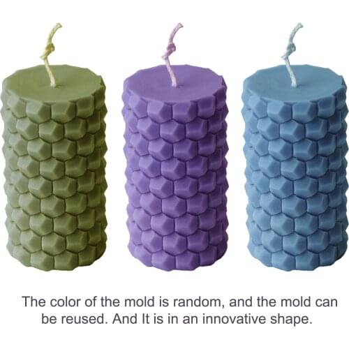 Hives Bee Honeycomb Candle Mould Beeswax 3d Beehive Silicone Mold For Soap Handmade Crayon Wax Melt Plaster Crafts Soap Mold