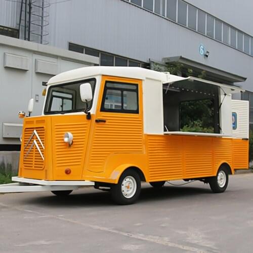 Concession Food Truck Halal Taco Cart Mobile Kitchen Coffee Food Van Sales