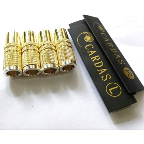 Kangm audio Kangm Brass Copper Plating Audio Video RCA Connector rca pulg rca cable connector