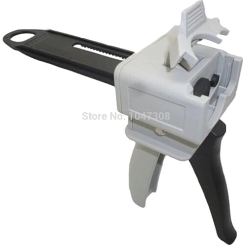 10:1 Adhesive Dual Cartridge 50ml AB Applicator Gun Mixer Glue Gun 1:10 Epoxy Resin Glue Guns