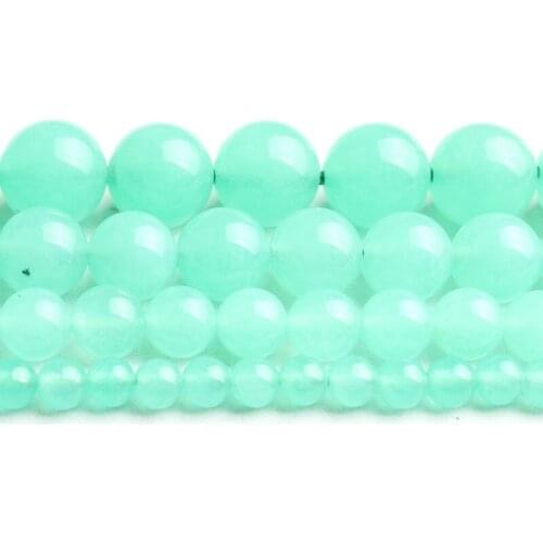 4/6/8/10mm Australia Apple Green Chrysoprases Stone Beads Round Loose Beads for Diy Bracelet Accessories Jewellery Making 15