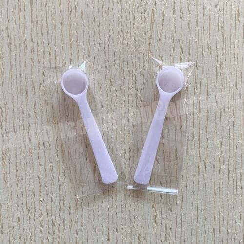 0.5g with individual packed Plastic Measuring Scoop 0.5 gram 1ML Small Measure Spoon - 200pcs/lot Free shipping