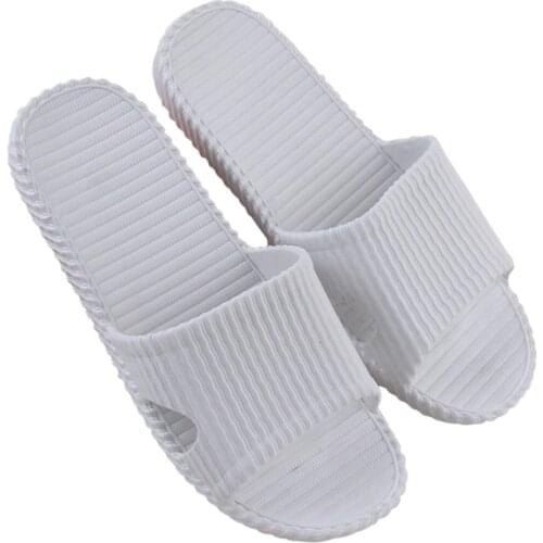 Fashion Unisex Women Men Shoes Bathroom Skidproof Flat Sandals Summer Home Bathroom Slippers Casual Indoor Beach Slippers