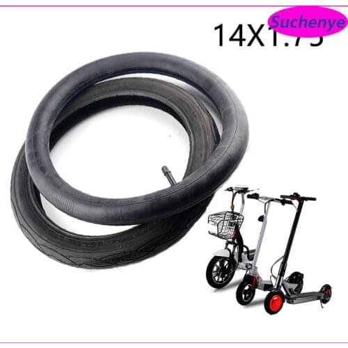14X1.75 47-254 Childrens Bicycle Inner Tube Outer Tire 14 Inch Baby Carriage Tyre Wheel Accessories 14*1.75 Tires
