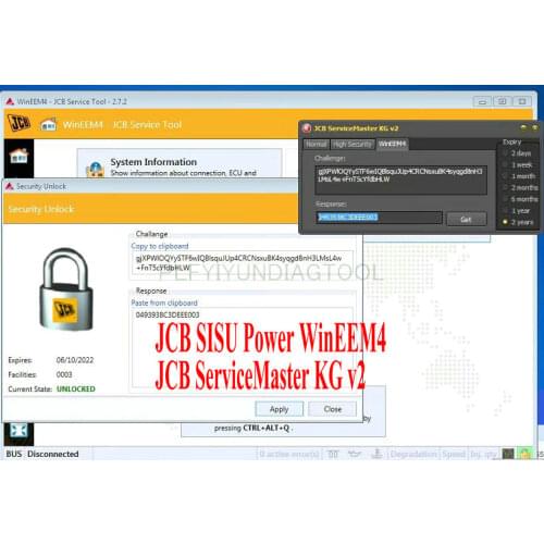 New JCB SISU Power WinEEM4 - JCB Service Tool 2.7.2 + JCB ServiceMaster 2 & 4 Keygen (unlock key) + WinEEM4 Keygen