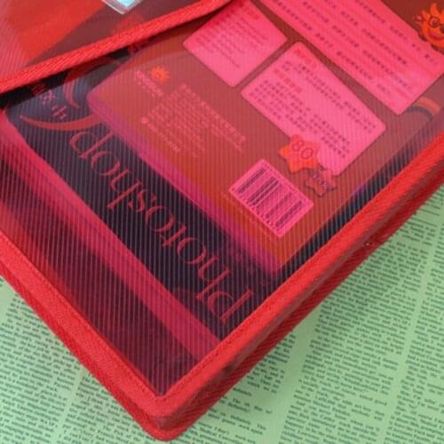 A4 B4 Transparent Document Storage Organizer Three-Dimensional Papers File Bag T3LB