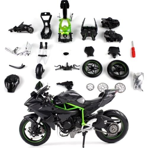 Maisto 1:12 Kawasaki Ninja H2R Assembly DIY MOTORCYCLE BIKE Model Collection Kids Gifts Original Box Free Shipping