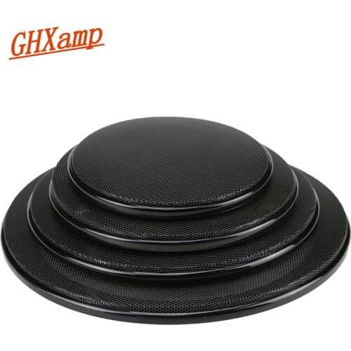 GHXAMP Black Car Ceiling Speaker Grill Mesh Enclosure Net 4 inch 5 inch 6.5 inch Protective Cover Subwoofer DIY speaker ABS