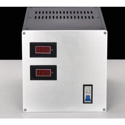 Enhanced version Digital meter multi-purpose full aluminum Isolated power supply chassis/ Isolation transformer box