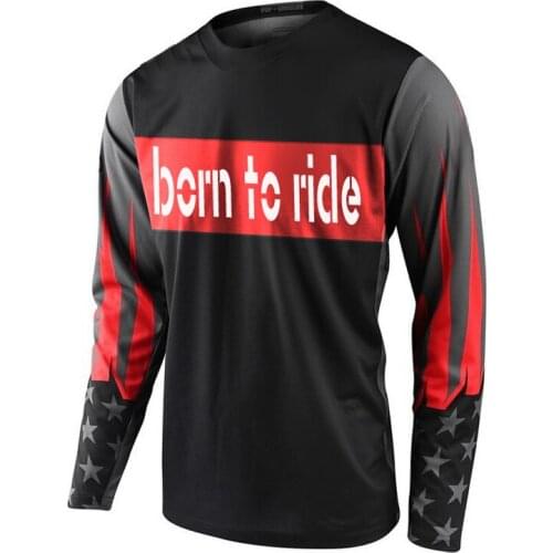 BMX DH motocross jersey MX borntoride Off Road Mountain Bike mtb Jersey caliente moto Downhill Jersey