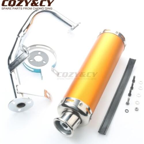 Scooter high performance exhaust pipe for Sukida Dolphin 50 Roma Venus 50 Sprint-10/12 GY6 50cc 4 stroke