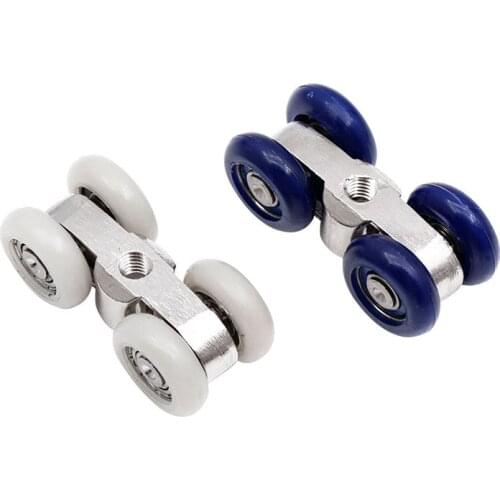 1pcsLight Sliding Door Roller Moving Door Hanging Round Sliding Door Wheel Wooden Door Hardware Accessories
