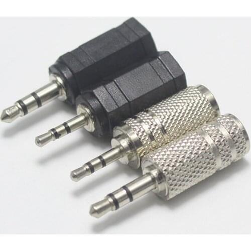 1pcs 3.5 mm to 2.5 mm Male to Female 3.5 to 2.5 stereo Jack Audio pc phone headphone earphone Converter adapter cable plug