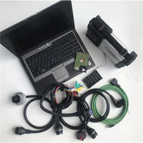 2020.12V MB Star C5 software install in used Laptop D630 4G ram SD Connect Compact 5 auto scanner diagnostic tool for MB Vehicle