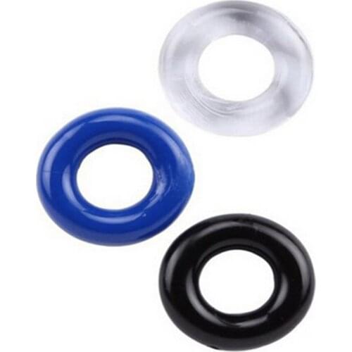 3Pcs Cock Rubber Rings Penis Enlargement Vibrating Delaying Erection For Man Lock Ejaculation Sex Masturbation Toy Adults Toy