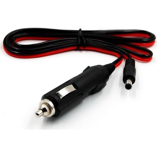 12V DC 5.5mm x 2.1mm Power Supply Adapter Cord for CAR Portable DVD Player Van Car Vehicles and LED Strip Lights