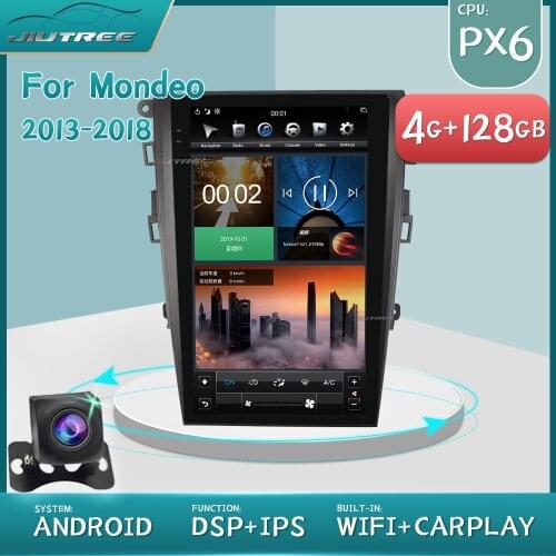 13.6" 2 din Vertical Screen Tesla Style Car Radio For Ford Mondeo 2013-2018 Android Car Dvd Multimedia Player GPS Navigation