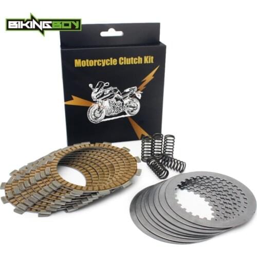 BIKINGBOY 9 Clutch Paper Friction Plate + 8 Steel Separator Plate + 5 Spring WR250F 01-13 12 11 10 YZ250F 07 06 05 04 03 02 01