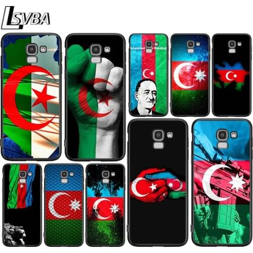 Azerbaijan Algeria Flag for Samsung Galaxy J2 J3 J4 Core J5 J6 J7 J8 Prime duo Plus 2018 2017 2016 Silicone Phone Cover